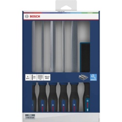 Juego de Limas + Cepillo 200mm 6Pz Bosch 1600.A03.AD3-000
