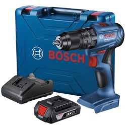 Taladro Percutor 1/2" 18V Brushless Inc 1 Bat y Carg GSB 185-LI + Set Para Taladrar 103 Pz Bosch 0601.9K3.1E1-BOX