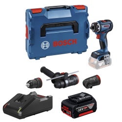 Taladro Atornillador 1/2" 18V Brushless Bosch GSR 18V-90 FC + Batería GBA 18V 5.0Ah + Cargador GAL 18V-40 Bosch 0601.9K6.2E0-BOX