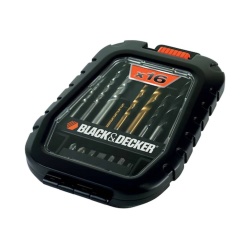 Set de Accesorio para Taladrar y Atornillar 16Pz Black and Decker A7186-XJ