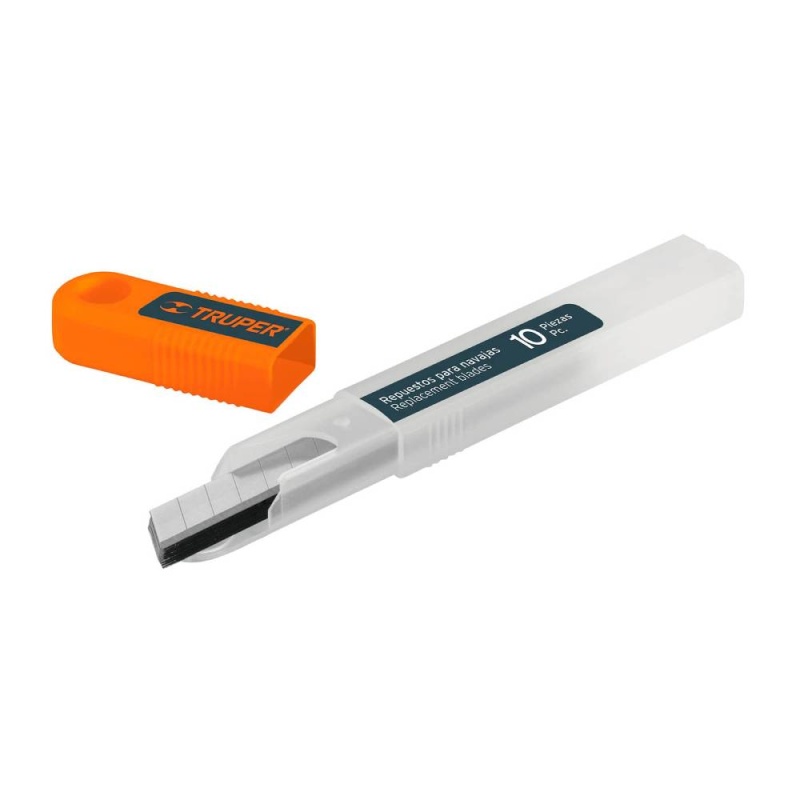 Dispensador con 10 Cuchillas 9mm Truper 16962