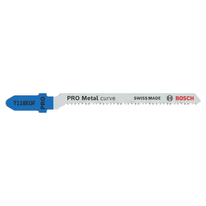 Hoja de sierra para Acero Corte Curvo 5Pz Bosch T 118 EOF 2608.634.237-000