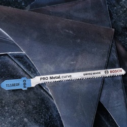 Hoja de sierra para Acero Corte Curvo 5Pz Bosch T 118 EOF 2608.634.237-000