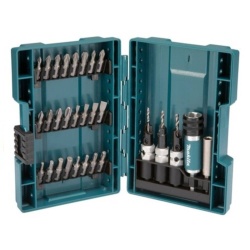 Taladro Percutor 1/2″ 18V LXT BL Inc 1 Bat y Carg DHP487SF + Set de Puntas para Atornillar 29Pz Makita CO-DHP487SF-0426