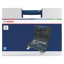 Juego de Herramientas 1/4" y 1/2" 80 pz Bosch 1600.A03.AD0-000