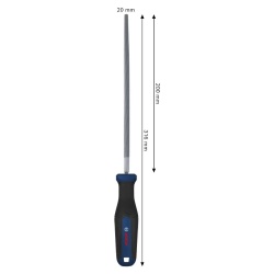 Lima Redonda Bastarda 20 x 200 mm Bosch 1600.A03.DP1-000