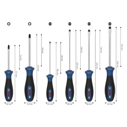 Juego Destornillador PZ/SL 6Pz Bosch 1600.A03.HU4-000