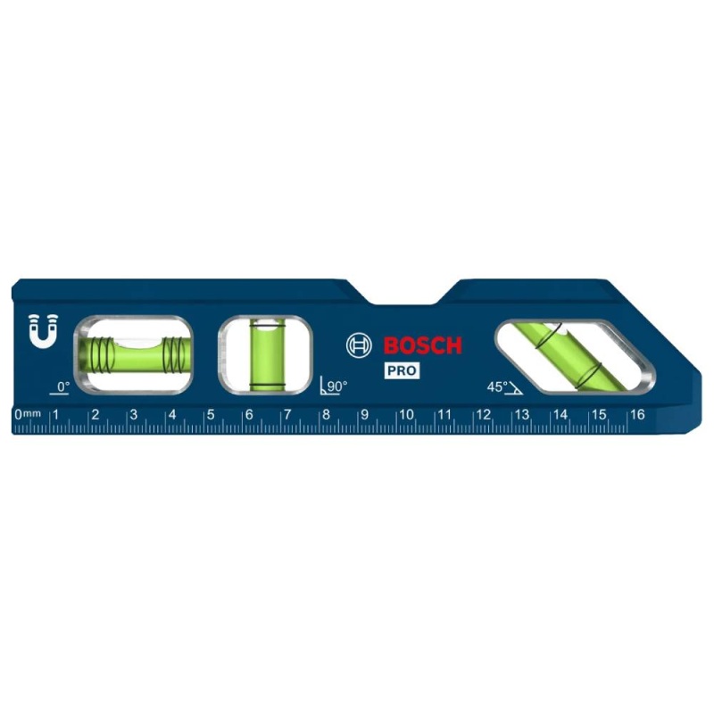 Nivel Torpedo Magnetico 4 Burbujas 7" Bosch 1600.A03.AA8-000