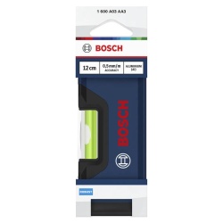 Nivel de Aluminio 2 Burbujas 120 mm Bosch 1600.A03.AA3-000
