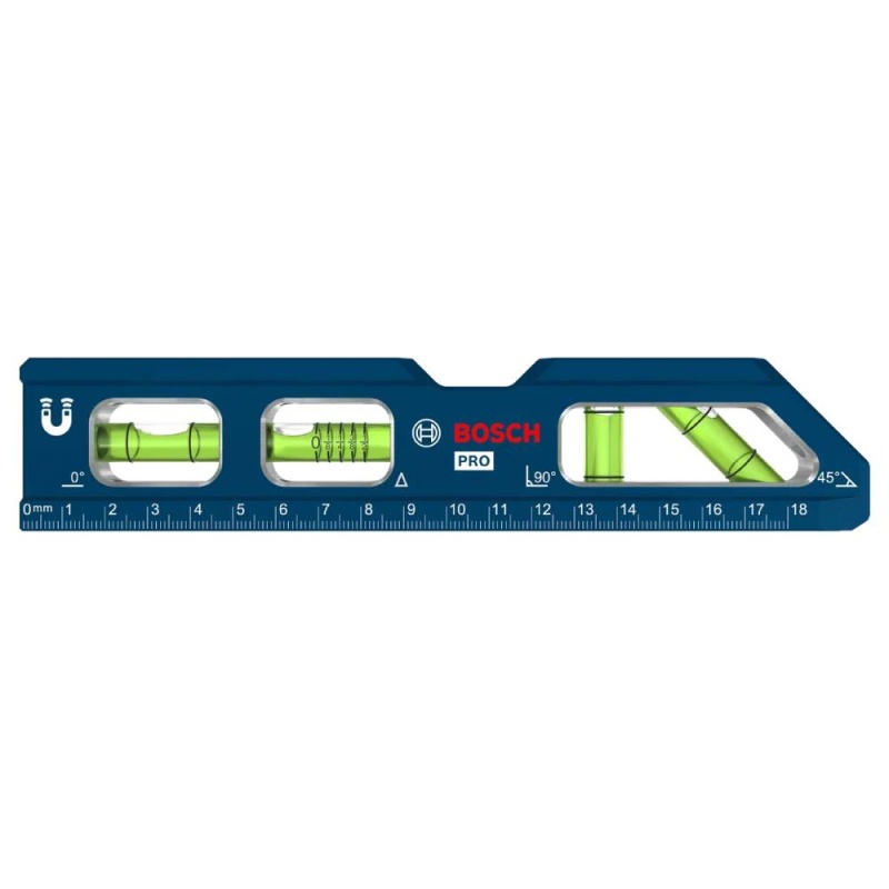 Nivel Torpedo Magnetico 4 Burbujas 8" Bosch 1600.A03.AA9-000