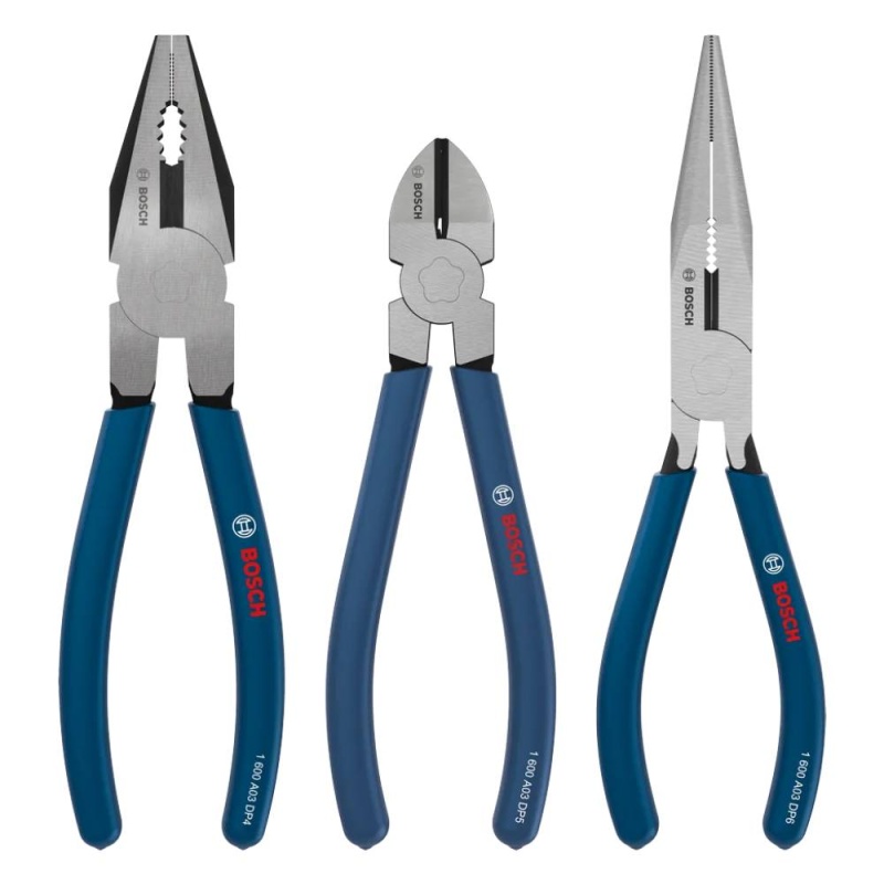 Juego de Alicates Mixto 3Pz Bosch 1600.A03.DN3-000