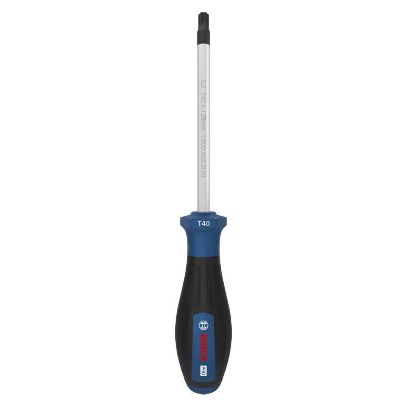 Destornillador Torx TX40 x 125 mm Bosch 1600.A03.9SF-000