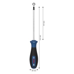 Destornillador Torx TX30 x 125 mm Bosch 1600.A03.9SE-000