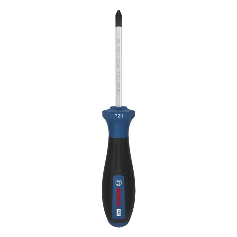 Destornillador Pozidriv PZ1 x 75 mm Bosch 1600.A03.9RY-000