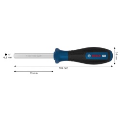 Destornillador Punta Ratchet 1/4" Bosch 1600.A03.9PS-000