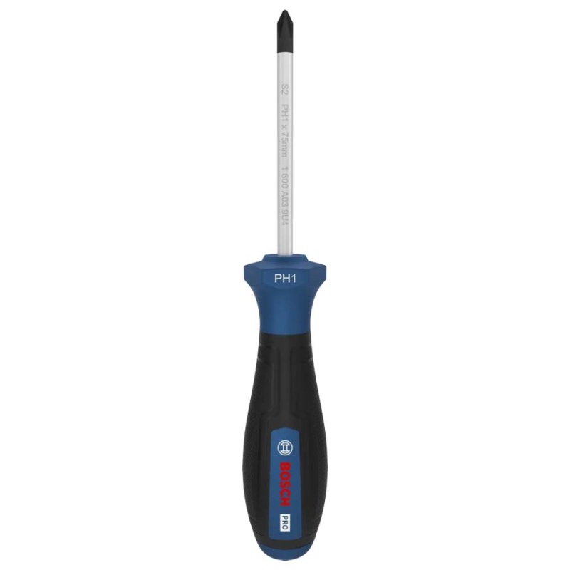 Destornillador Phillips PH1 x 75 mm Bosch 1600.A03.9RV-000