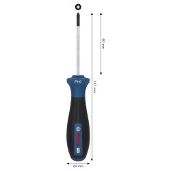 Destornillador Phillips PH0 x 60 mm Bosch 1600.A03.9RU-000