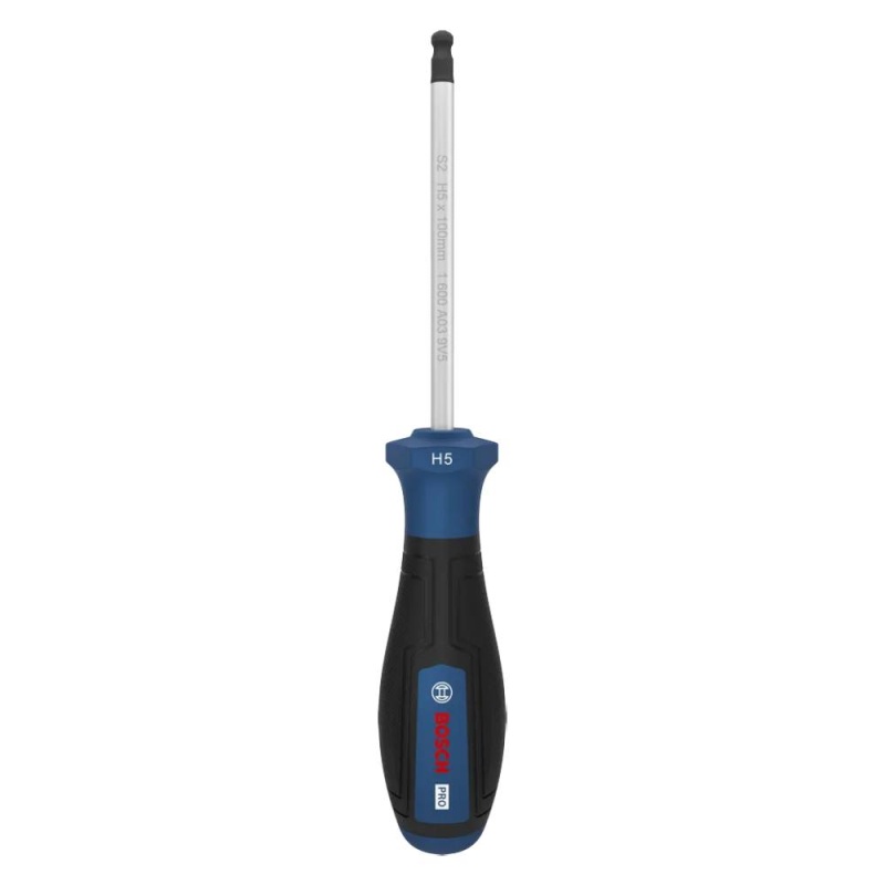 Destornillador Hexagonal H5 x 100 mm Bosch 1600.A03.9SW-000