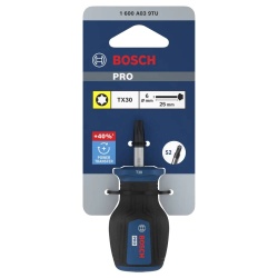Destornillador Corto Stubby Torx TX30 x 25 mm Bosch 1600.A03.9TU-000