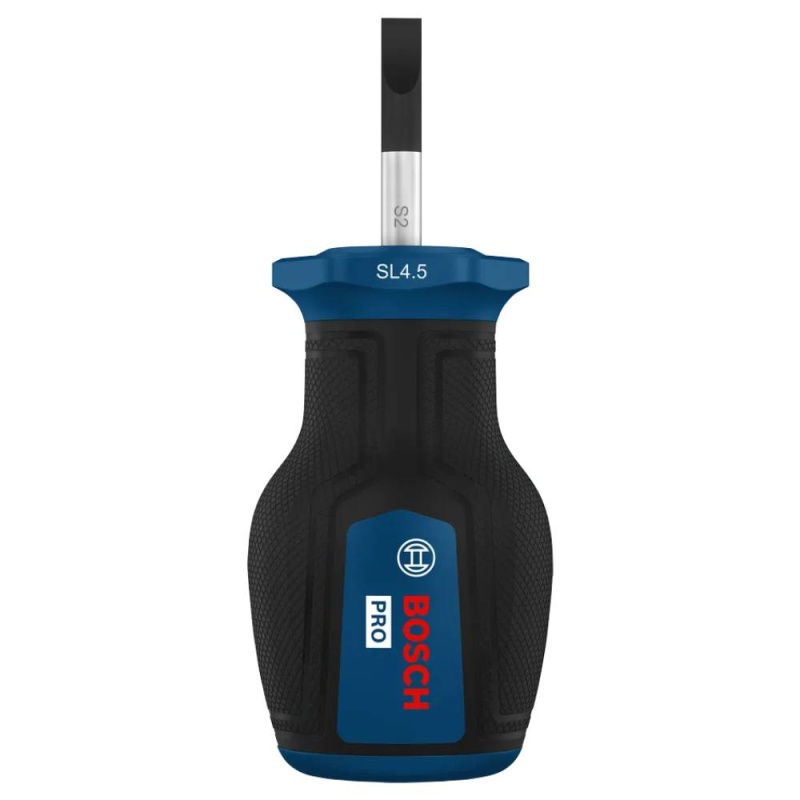 Destornillador Corto Stubby Slotted SL 1.0 x 4.5 x 25 mm Bosch 1600.A03.J49-000