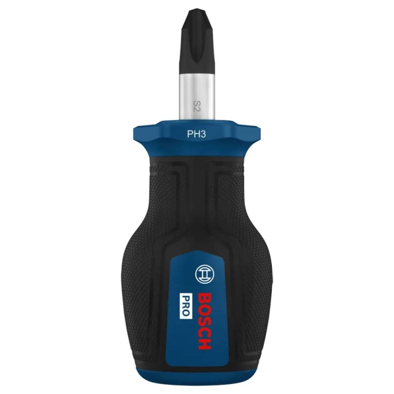Destornillador Stubby Phillips Corto PH3 x 25 mm Bosch 1600.A03.9TH-000