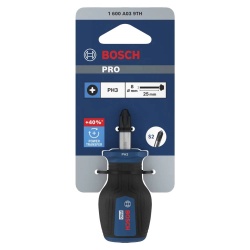 Destornillador Stubby Phillips Corto PH3 x 25 mm Bosch 1600.A03.9TH-000