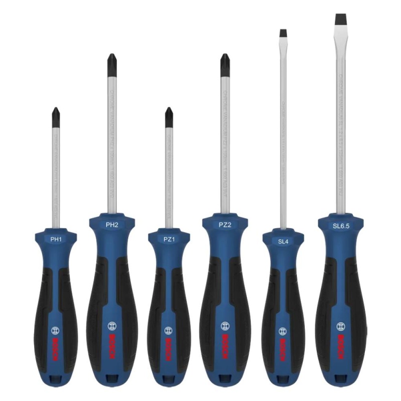 Juego Destornillador PH/PZ/SL 6 Pz Bosch 1600.A03.9PH-000
