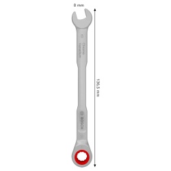 Llave Mixta con Ratchet 8 x 136.5 mm Bosch 1600.A03.AG6-000