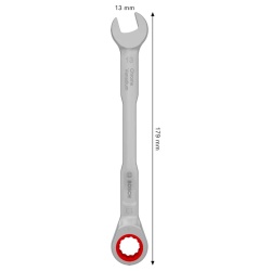 Llave Mixta con Ratchet 13 x 179 mm Bosch 1600.A03.AG9-000