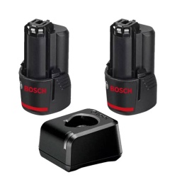 Detector de Materiales Dtect 200C Scanner 0601.081.6G0-000 + Kit 2 Baterías y Cargador 12V 2.0 Amperios Bosch 0601.081.6G0-BOX