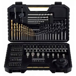 Taladro Percutor 1/2 20V 50Nm Brushless Inc 2bat y Carg SBD716D2T-B2 + Set de Piezas100 PZ STA7205-XJ STANLEY SBD716D2T-K2
