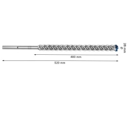 Broca SDS MAX-8X 28x400x520mm Bosch 2608.900.248-000