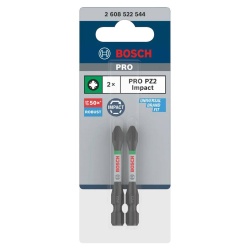 Puntas Impact Pro Pozidriv PZ2 55mm 2Pz Bosch 2608.522.544-000