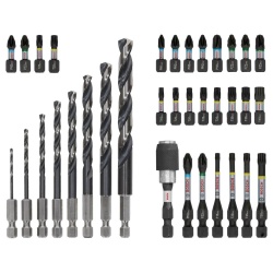 Set Brocas y Puntas Impact Control 35Pz Bosch 2608.521.U81-000