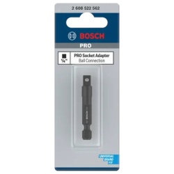 Adaptador Impact Pro para Dados 1/4" a 1/4" 50mm Bosch 2608.522.562-000