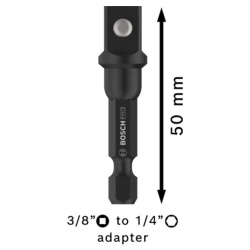 Adaptador Impact Pro para Dados 3/8" a 1/4" 50mm Bosch 2608.522.563-000