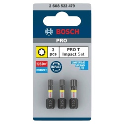 Set Puntas Impact Pro Torx 25mm 3Pz Bosch 2608.522.479-000