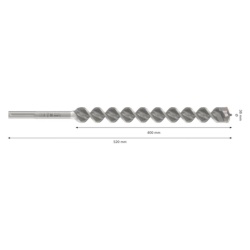 Broca SDS Max-4 38x400x520mm Bosch 2608.706.805-000