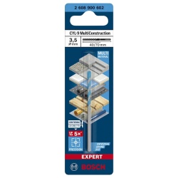 Broca Multi-Material CYL-9 3,5x40x70mm Bosch 2608.900.602-000