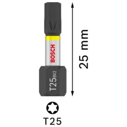Puntas Impact Pro Torx T25 25mm 25Pz Bosch 2607.002.806-000