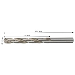 Broca para Metal HSS-G 338 12x101x151mm Bosch 2608.577.664-000
