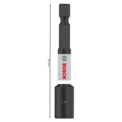 Dado Magnético Impact Pro Hexagonal 1/4" Bosch 2608.521.U66-000