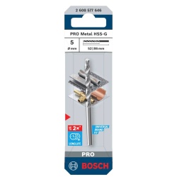Broca para Metal HSS-G 338 5x52x86mm Bosch 2608.577.646-000