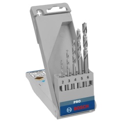 Set Brocas para Madera HSS 1/4" Hex 5 Pz Bosch 2608.595.525-000
