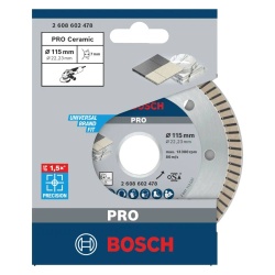 Disco Diamantado Turbo 4 1/2" para Ceramica Bosch 2608.602.478-000