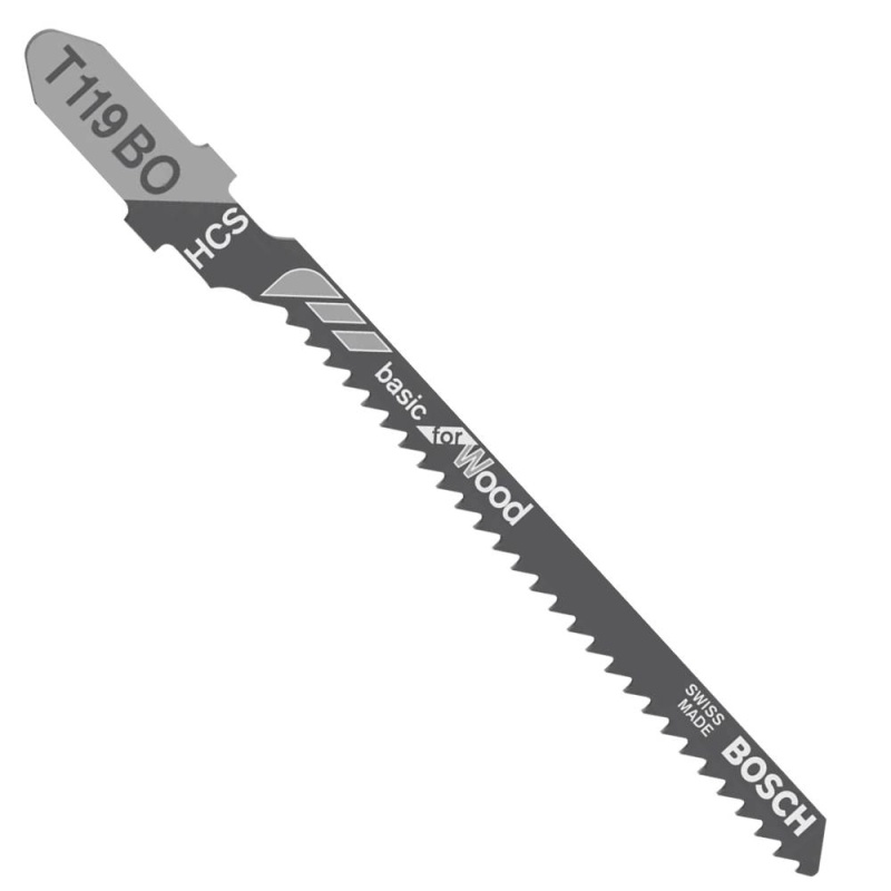 Hoja de Calar para Madera Corte Curvo T119BO 2Pz Bosch 2609.256.717-000