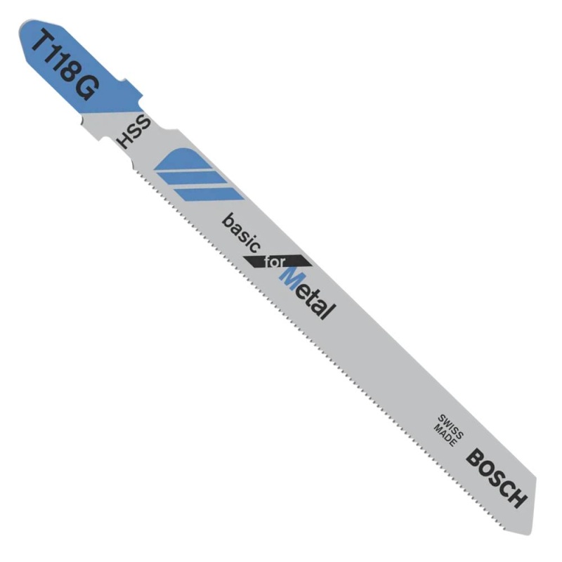 Hoja de Calar para Metal Corte Recto T118G 2Pz Bosch 2609.256.731-000