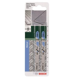 Hoja de Calar para Metal Corte Recto T118G 2Pz Bosch 2609.256.731-000