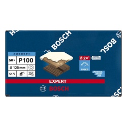 Discos de Lija para Madera 5" G 100 50Pz Bosch 2608.900.911-000