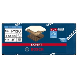 Discos de Lija para Madera 5" G 120 50Pz Bosch 2608.900.912-000